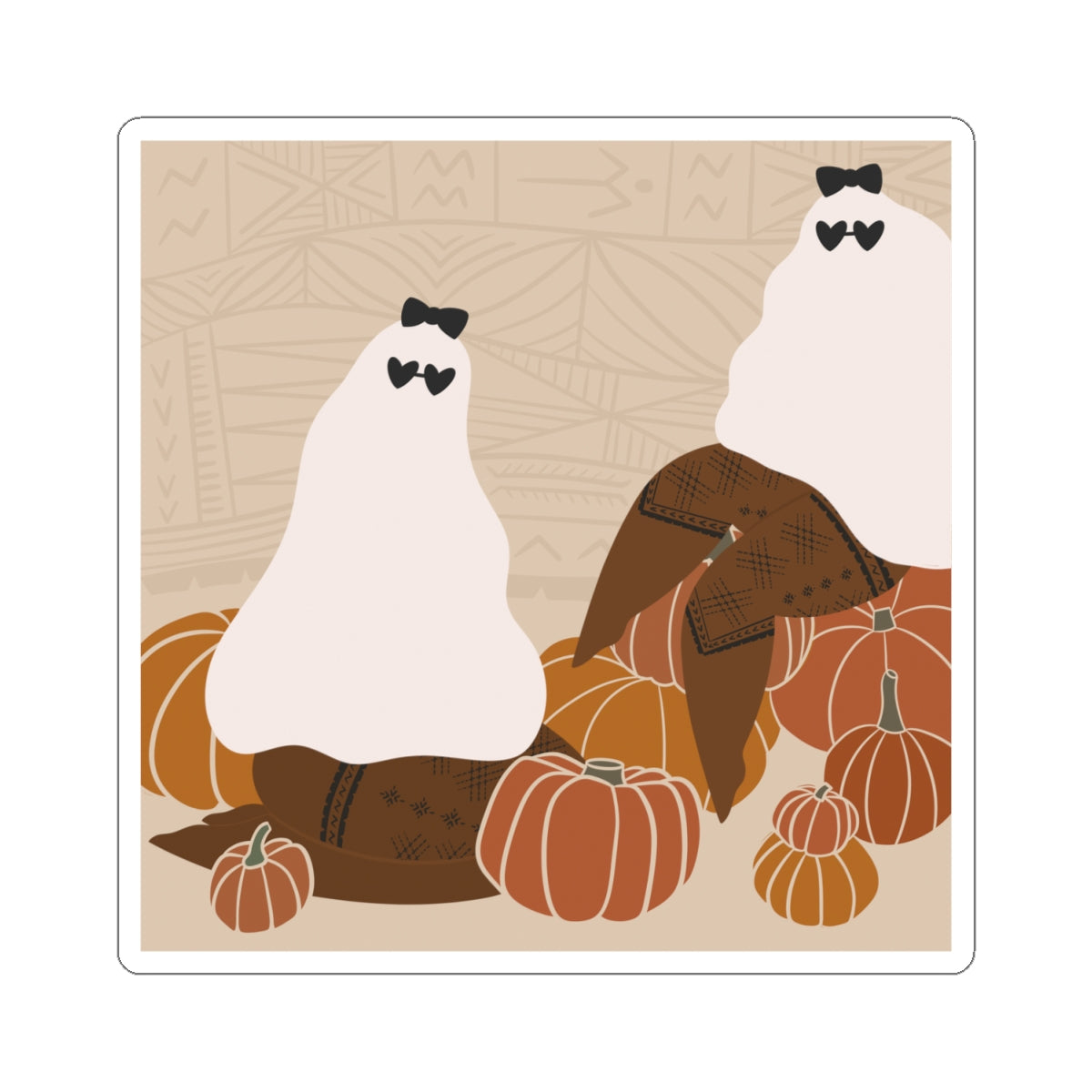 Haunting hearts, not houses Sticker