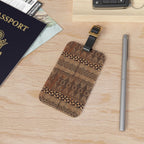 Tongan Ngatu Luggage Tag
