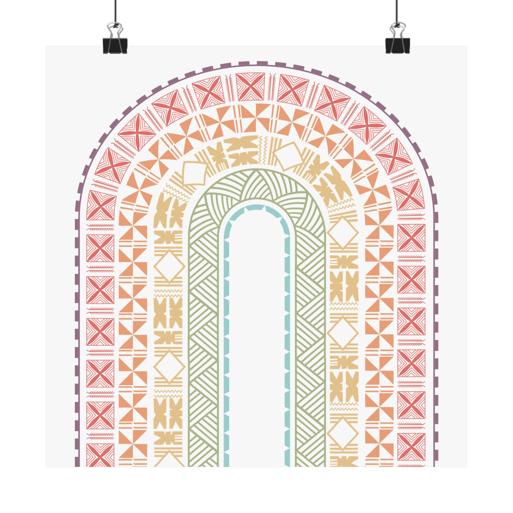 Tapa Rainbow Poster