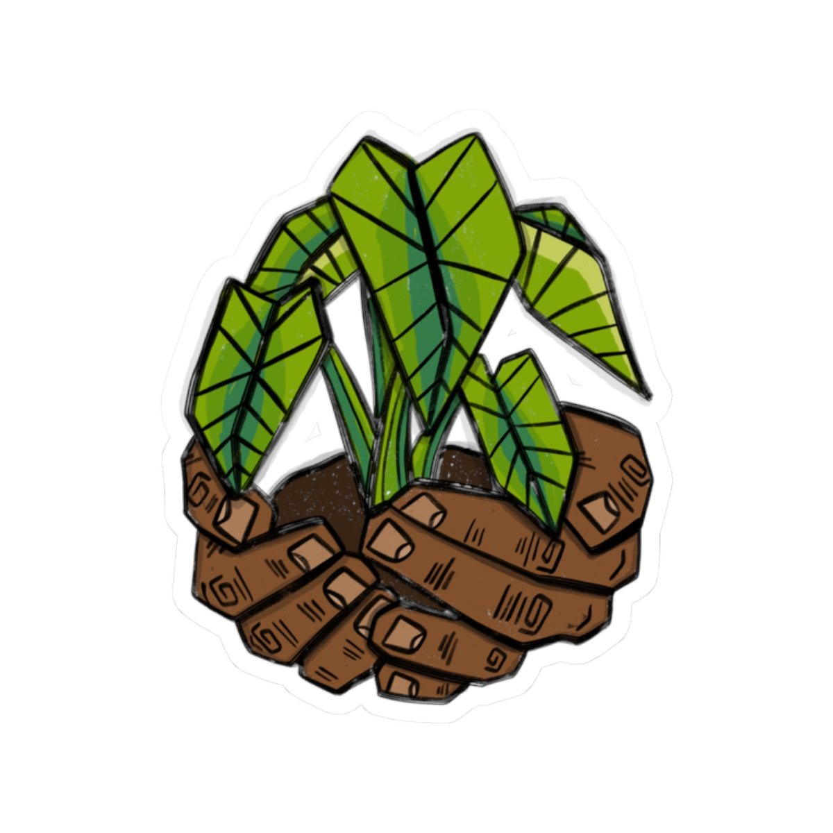 Growing Kalo Sticker