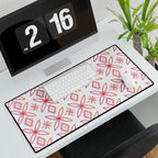Fuli (Pink & Orange) Desk Mat