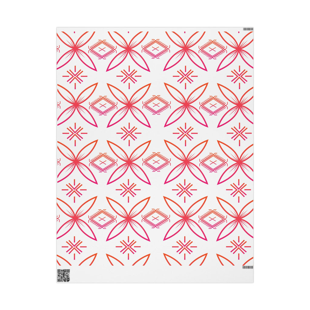 Fuli (Pink & Orange) Wrapping Paper