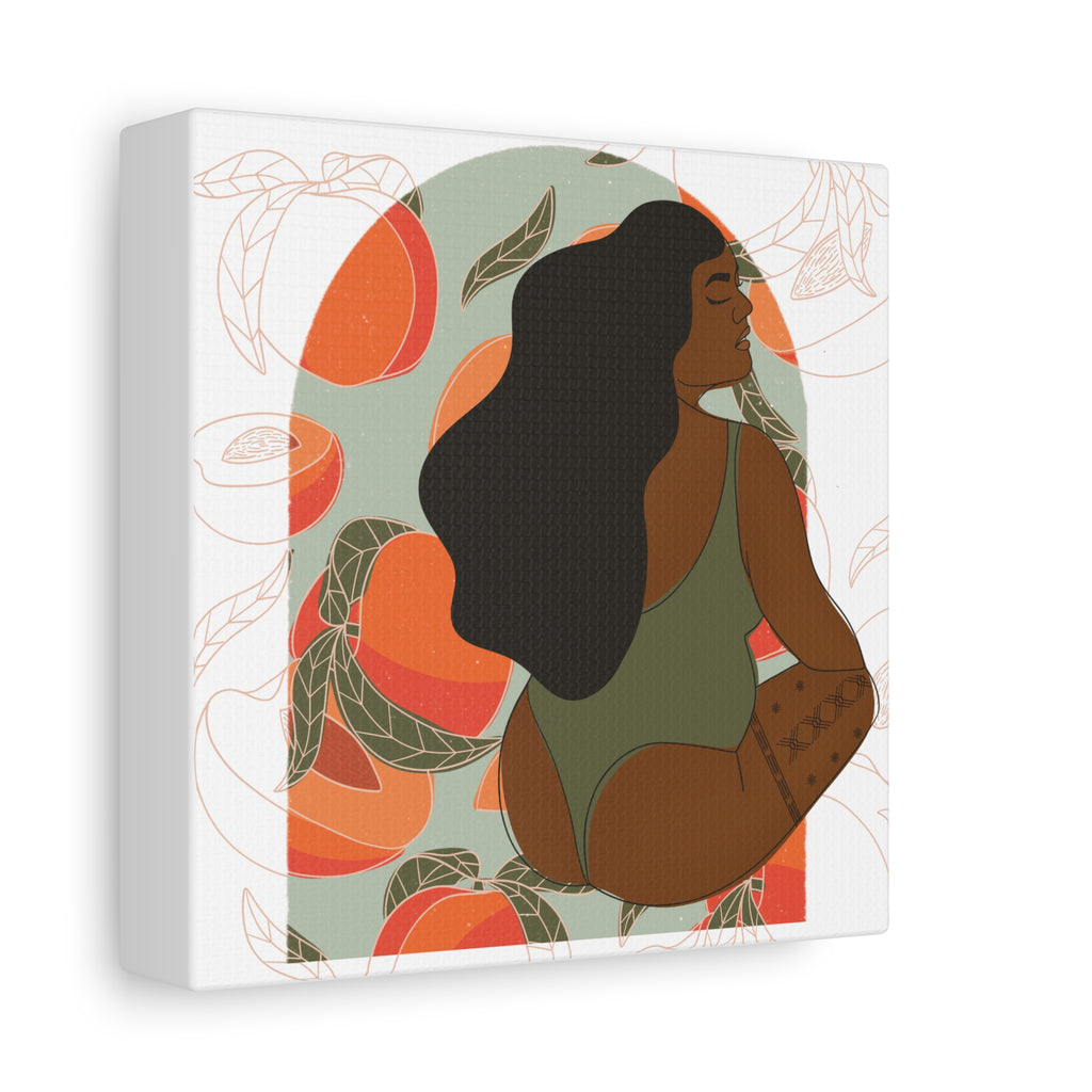Peach Season Canvas