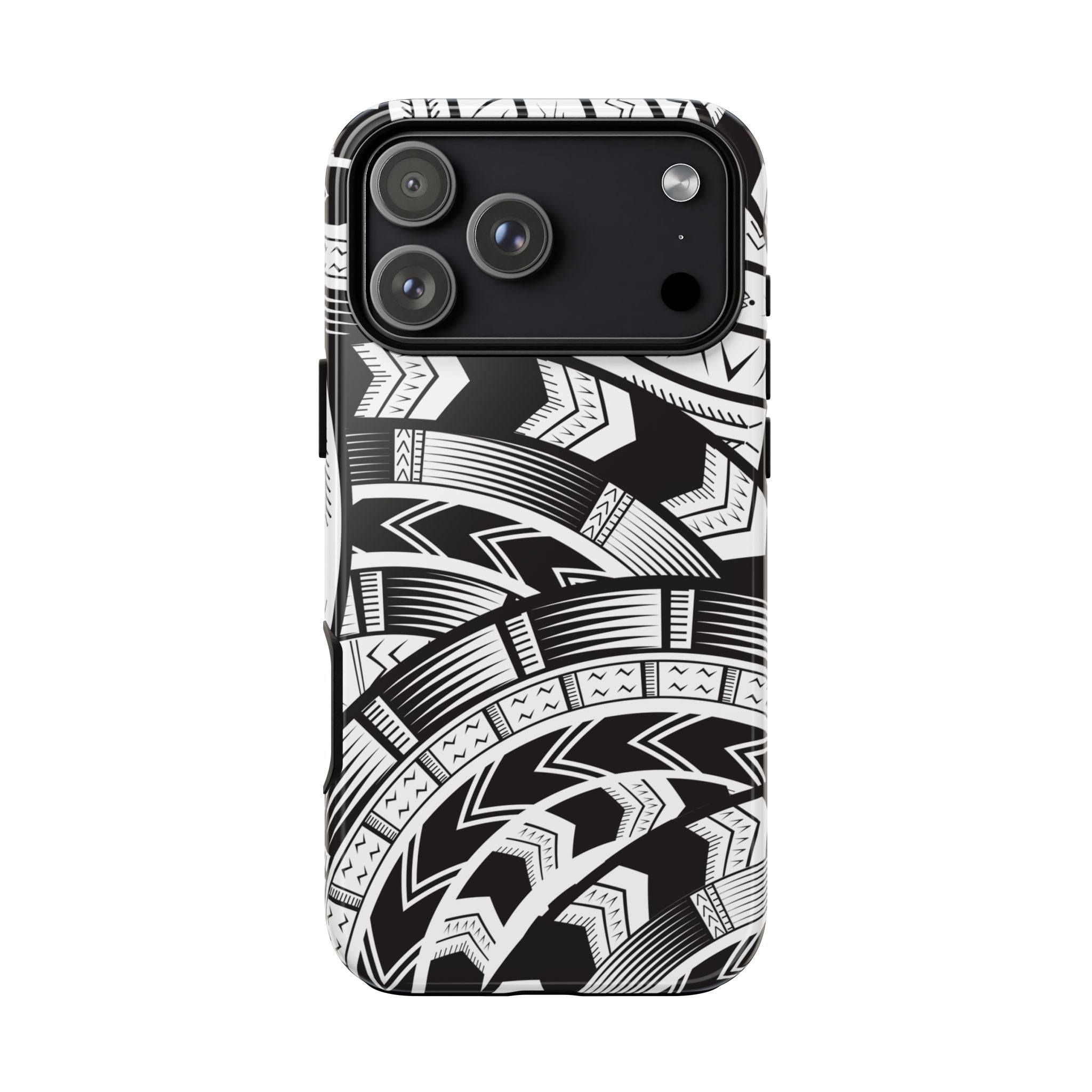 Black and White Tatau Phone Case