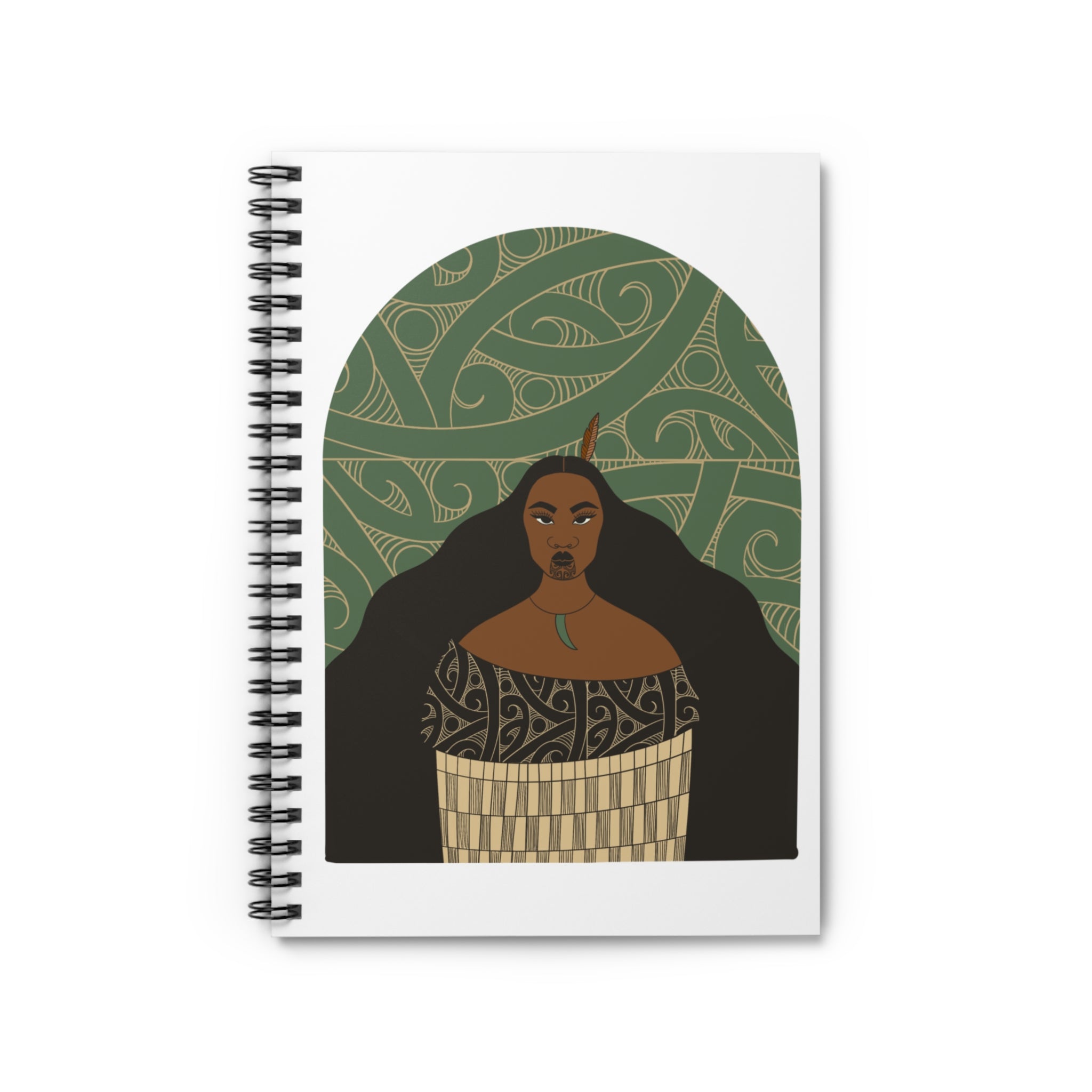 Maori Wahine Spiral Notebook