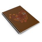Terra Cotta Floral Heart Spiral Notebook