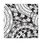 Black and White Tatau Canvas