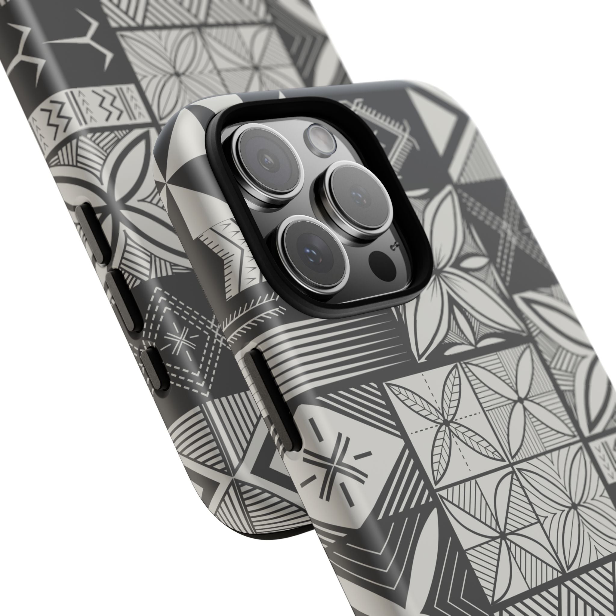 Maluelue (Black & Grey) Phone Case