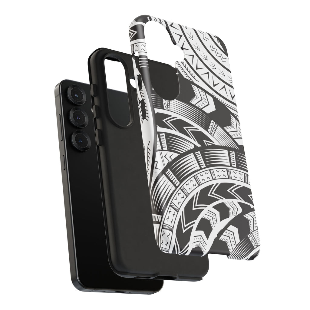 Black and White Tatau Phone Case