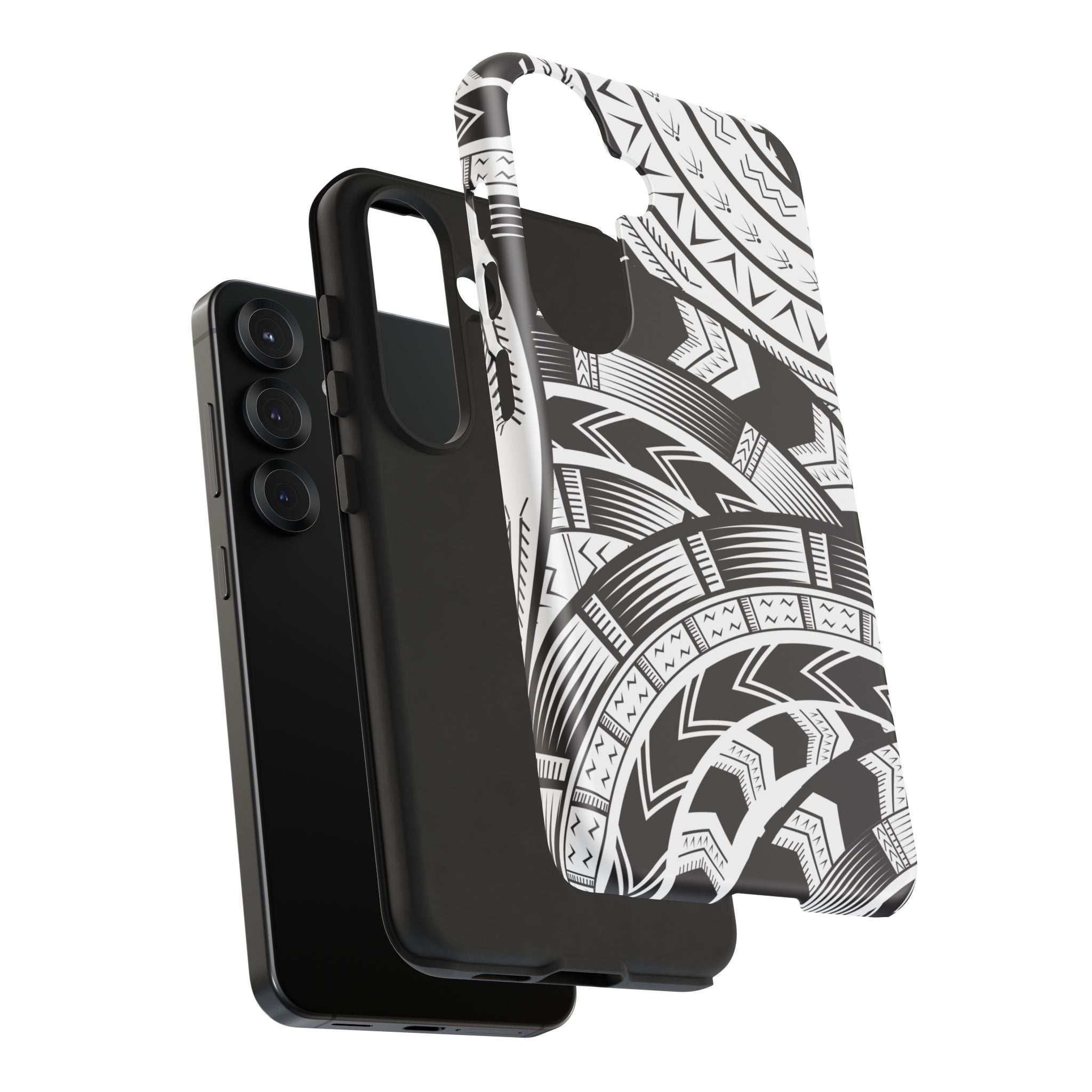 Black and White Tatau Phone Case