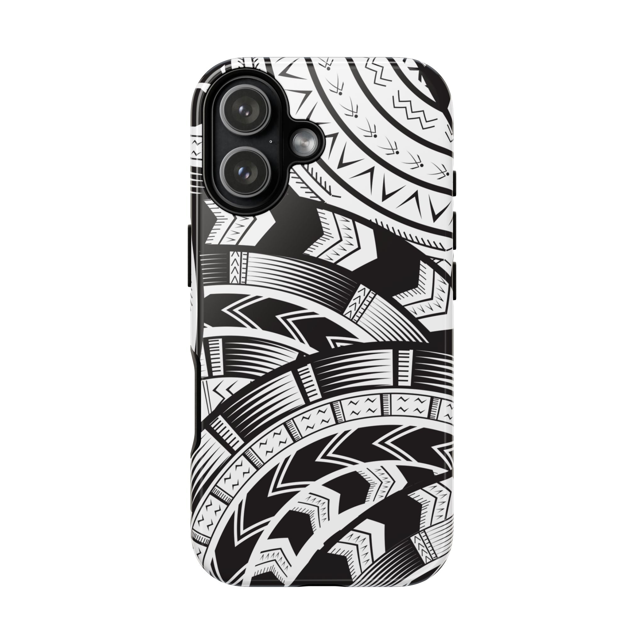 Black and White Tatau Phone Case