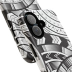 Black and White Tatau Phone Case