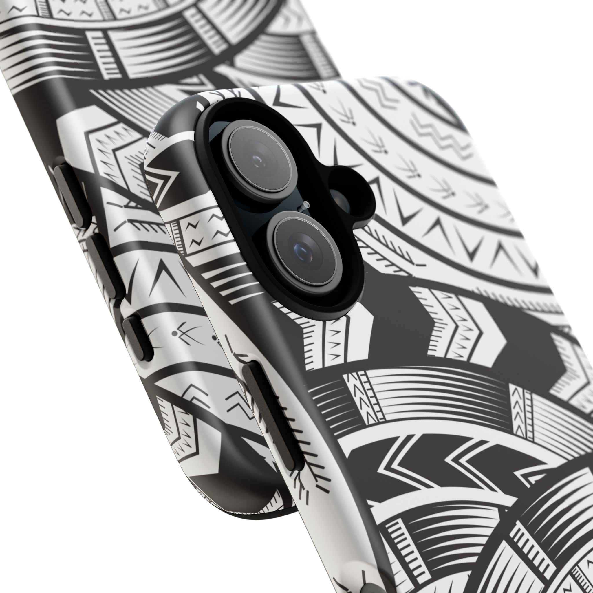Black and White Tatau Phone Case