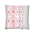 Fuli (Pink & Orange) Square Pillow Case