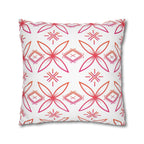 Fuli (Pink & Orange) Square Pillow Case