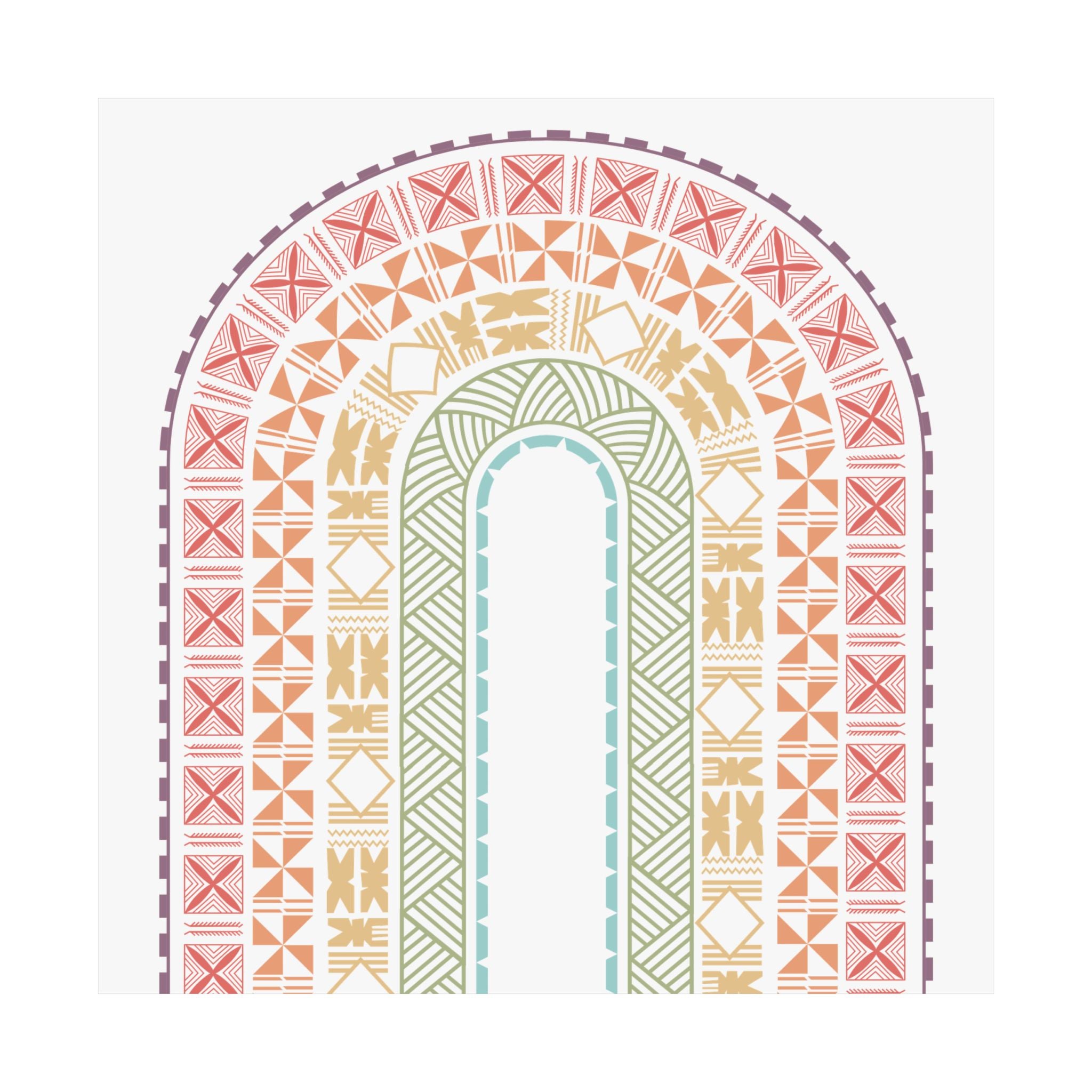 Tapa Rainbow Poster