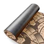 Black and White Tatau Door Mat