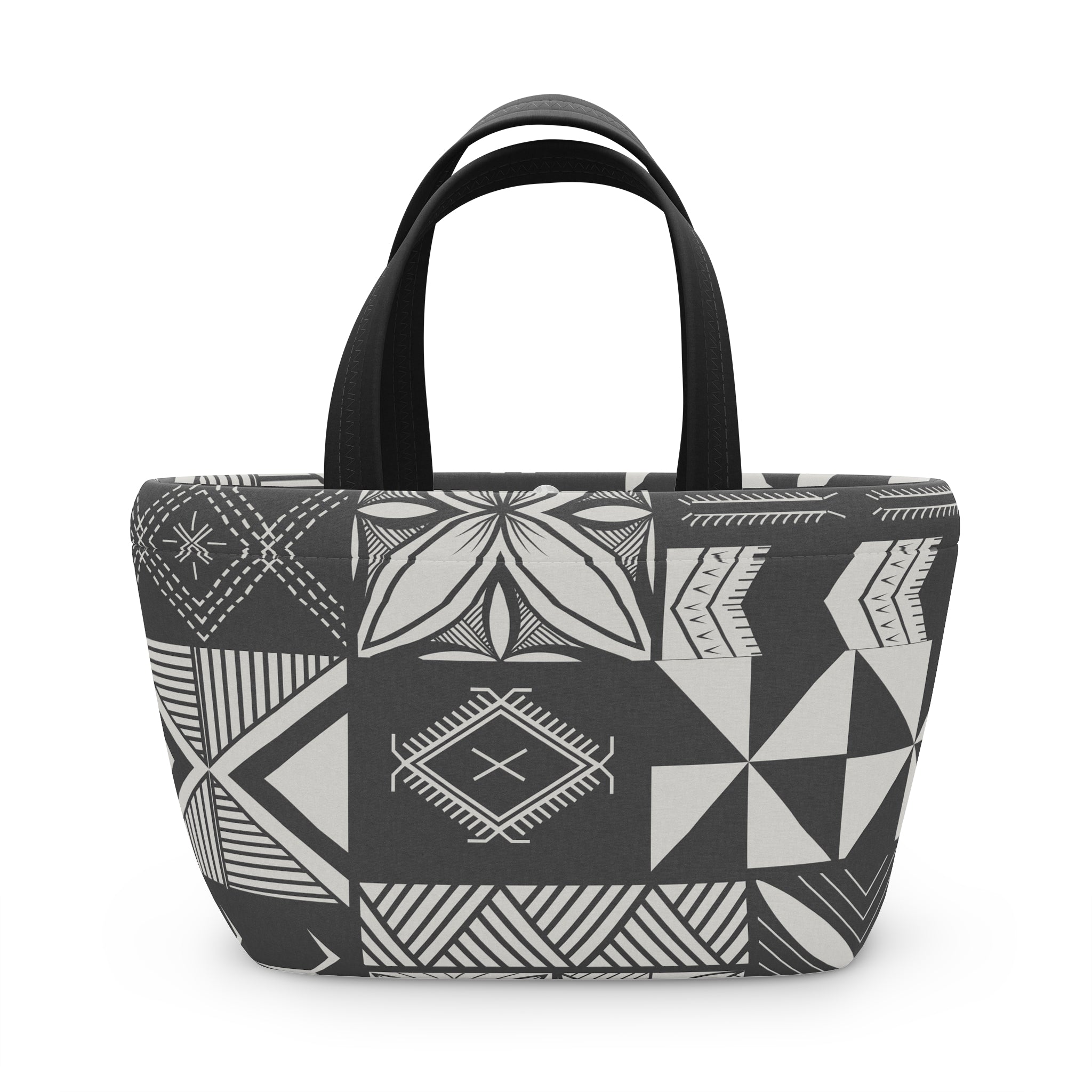 Maluelue (Black & Grey) Lunch Bag