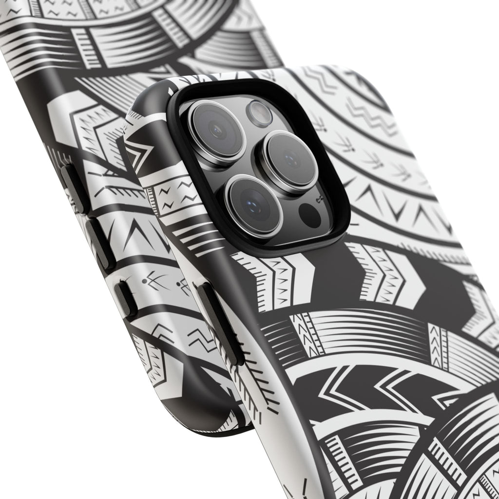 Black and White Tatau Phone Case