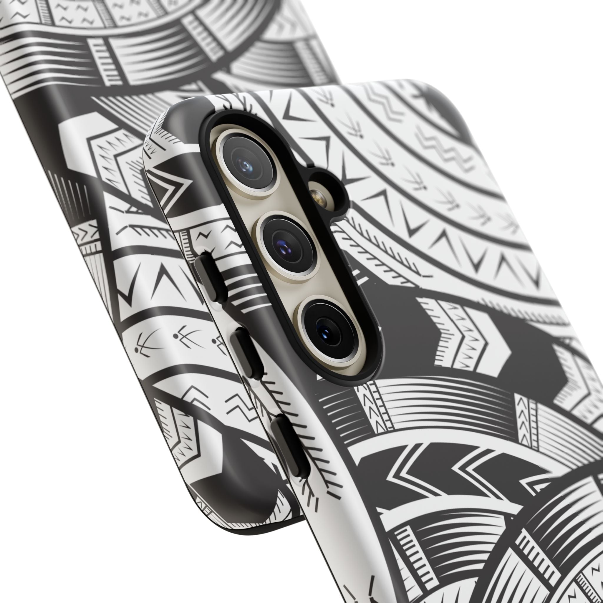 Black and White Tatau Phone Case