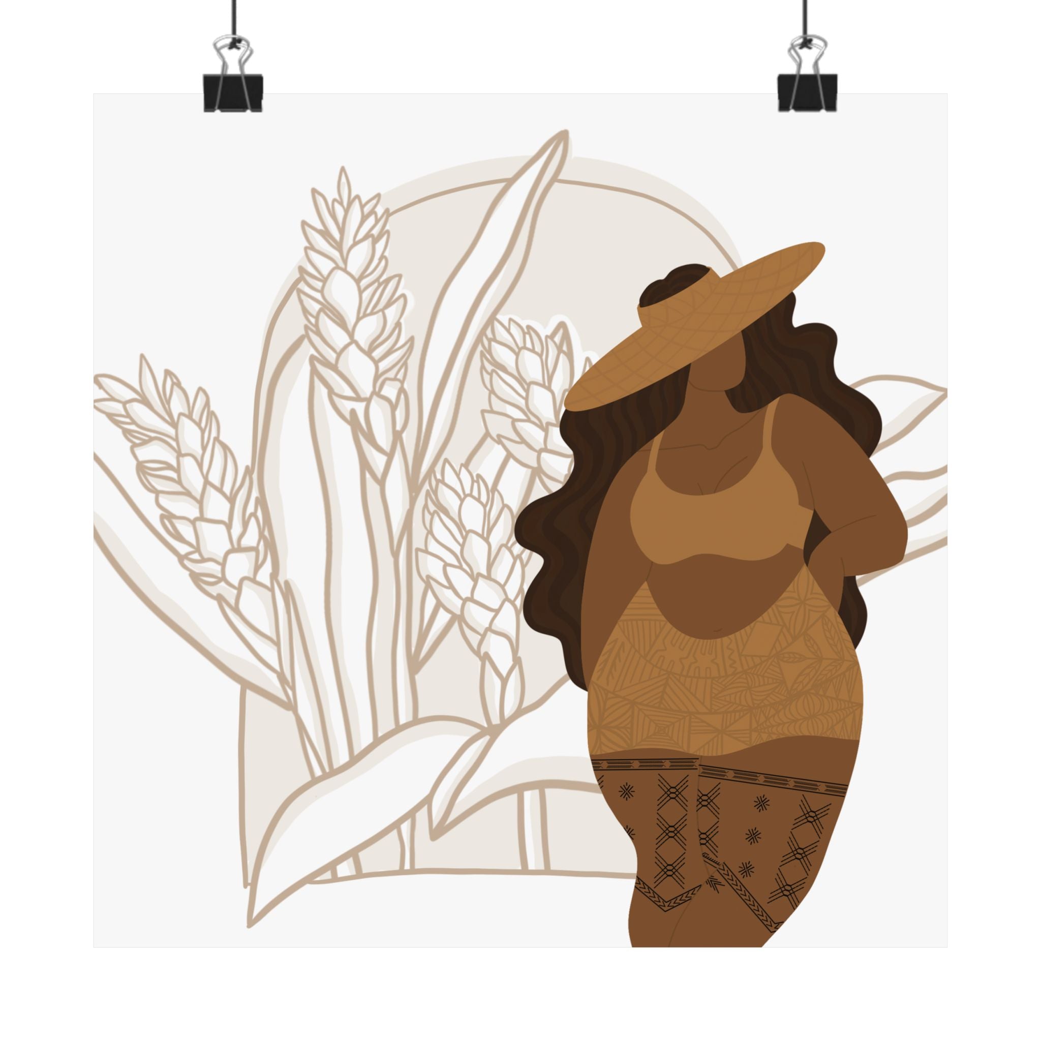 Teuila Sunrise Poster