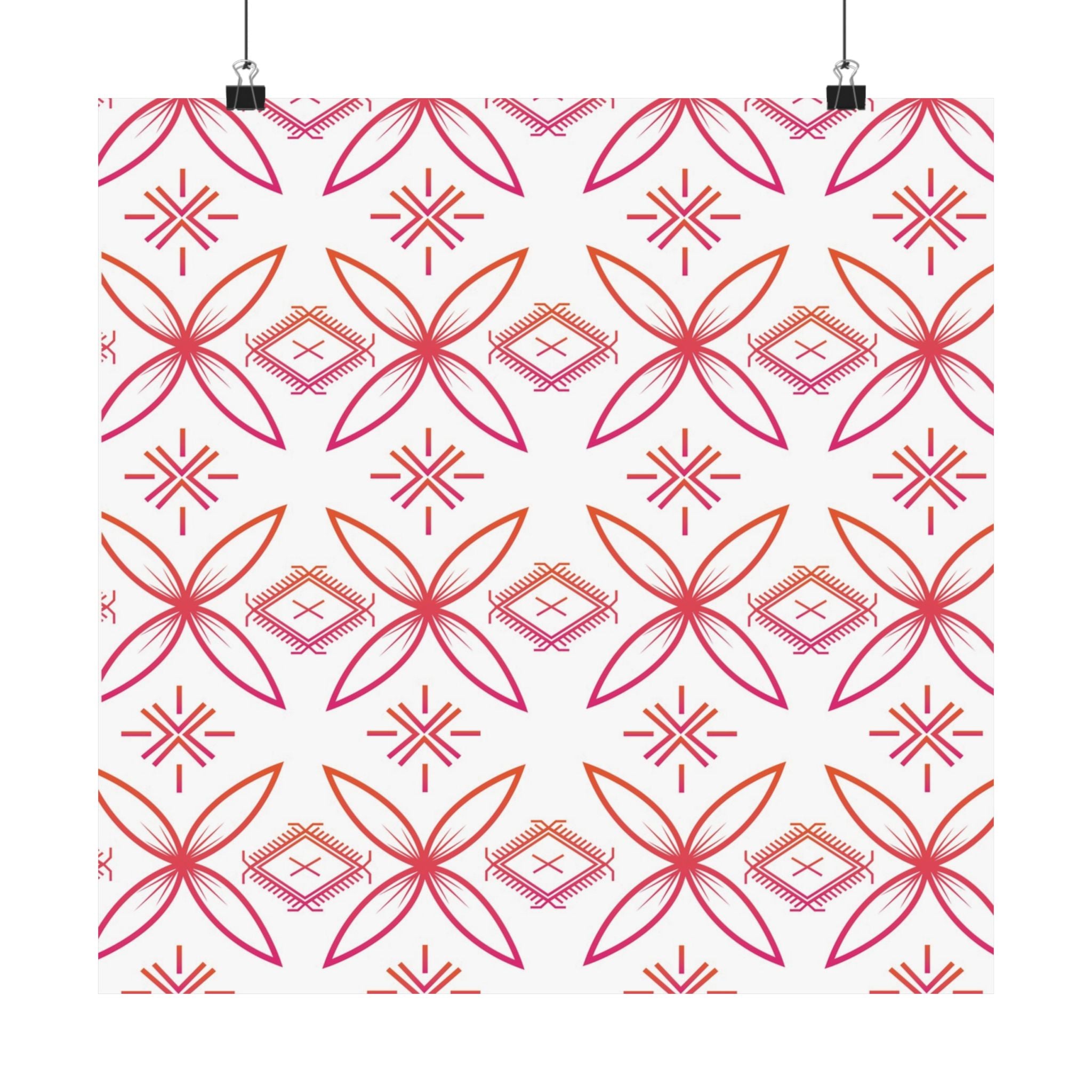 Fuli (Pink & Orange) Poster