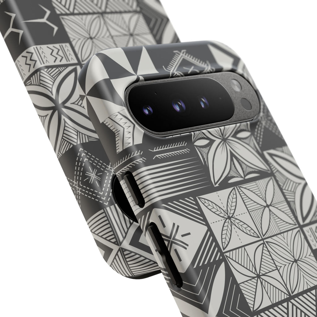 Maluelue (Black & Grey) Phone Case