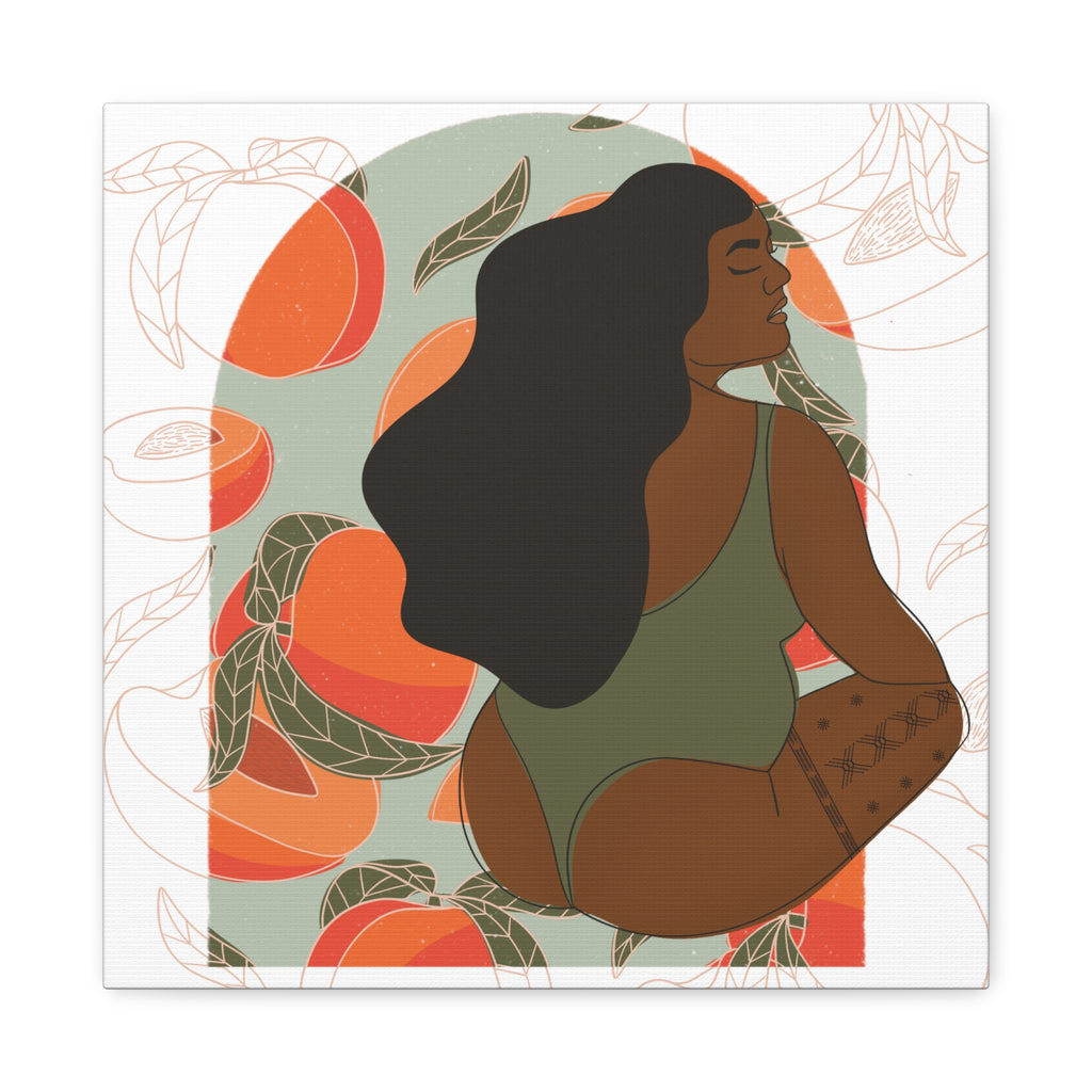 Peach Season Canvas