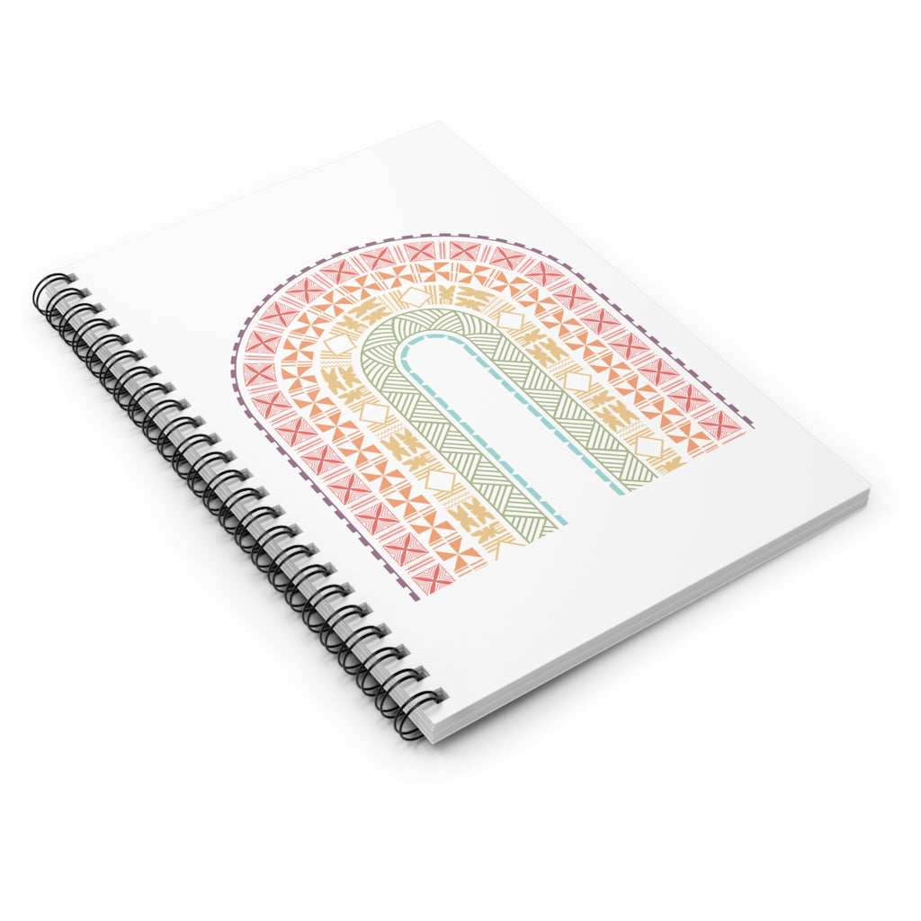 Tapa Rainbow Spiral Notebook