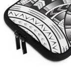 Black and White Tatau Laptop Sleeve