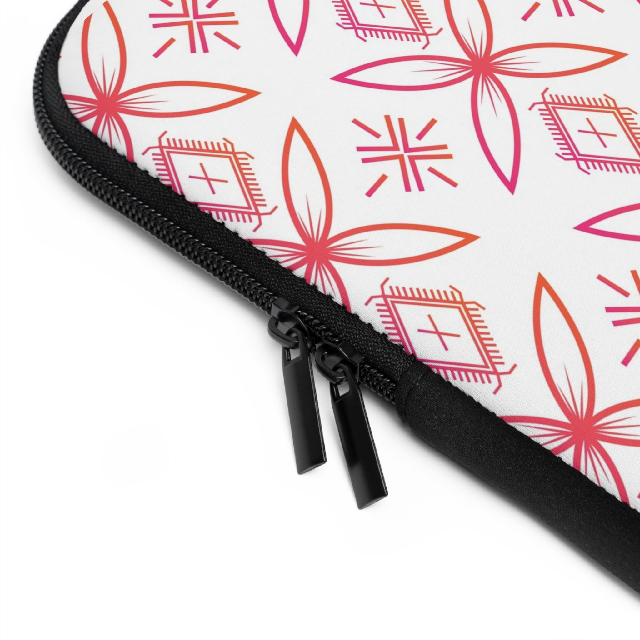 Fuli (Pink & Orange) Laptop Sleeve