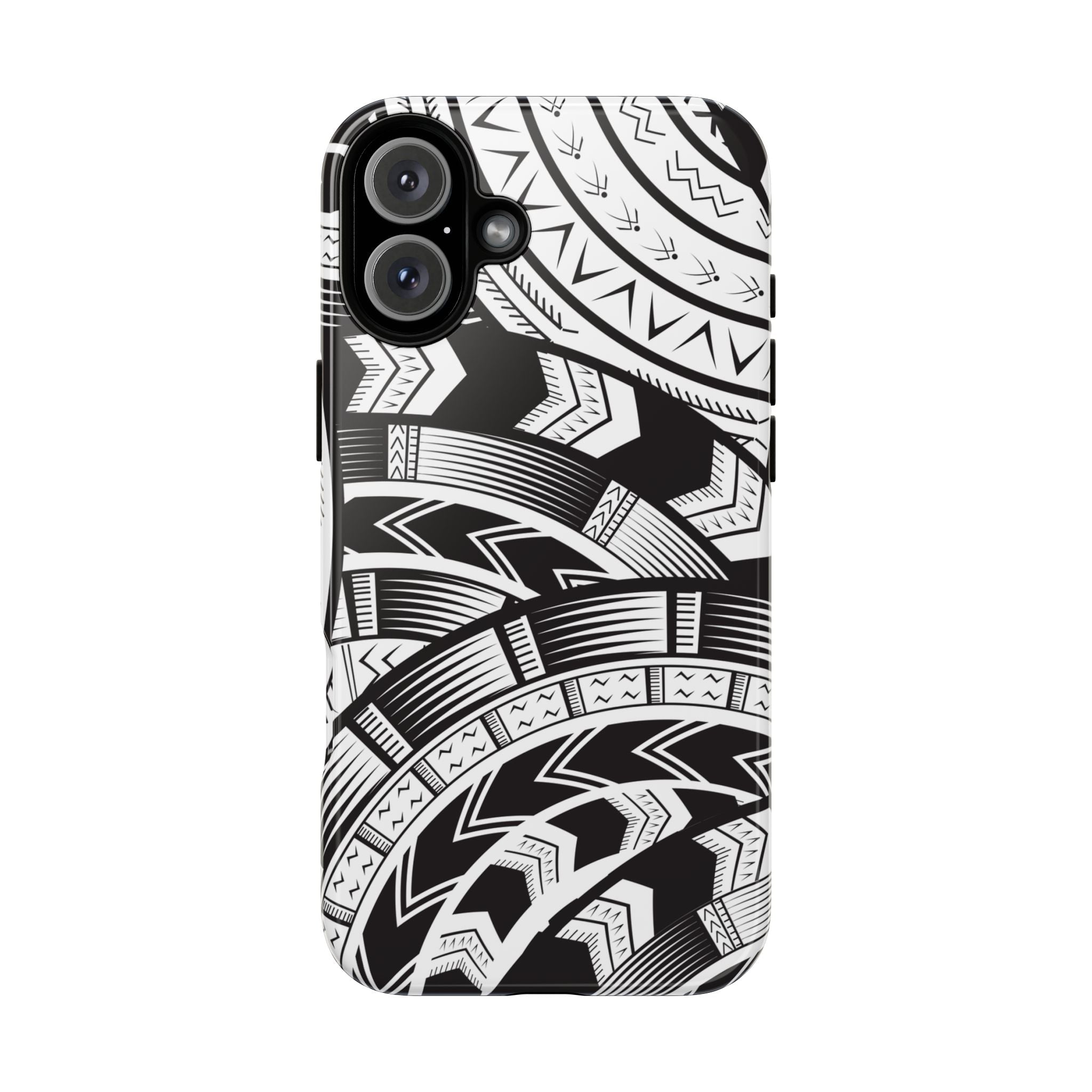 Black and White Tatau Phone Case