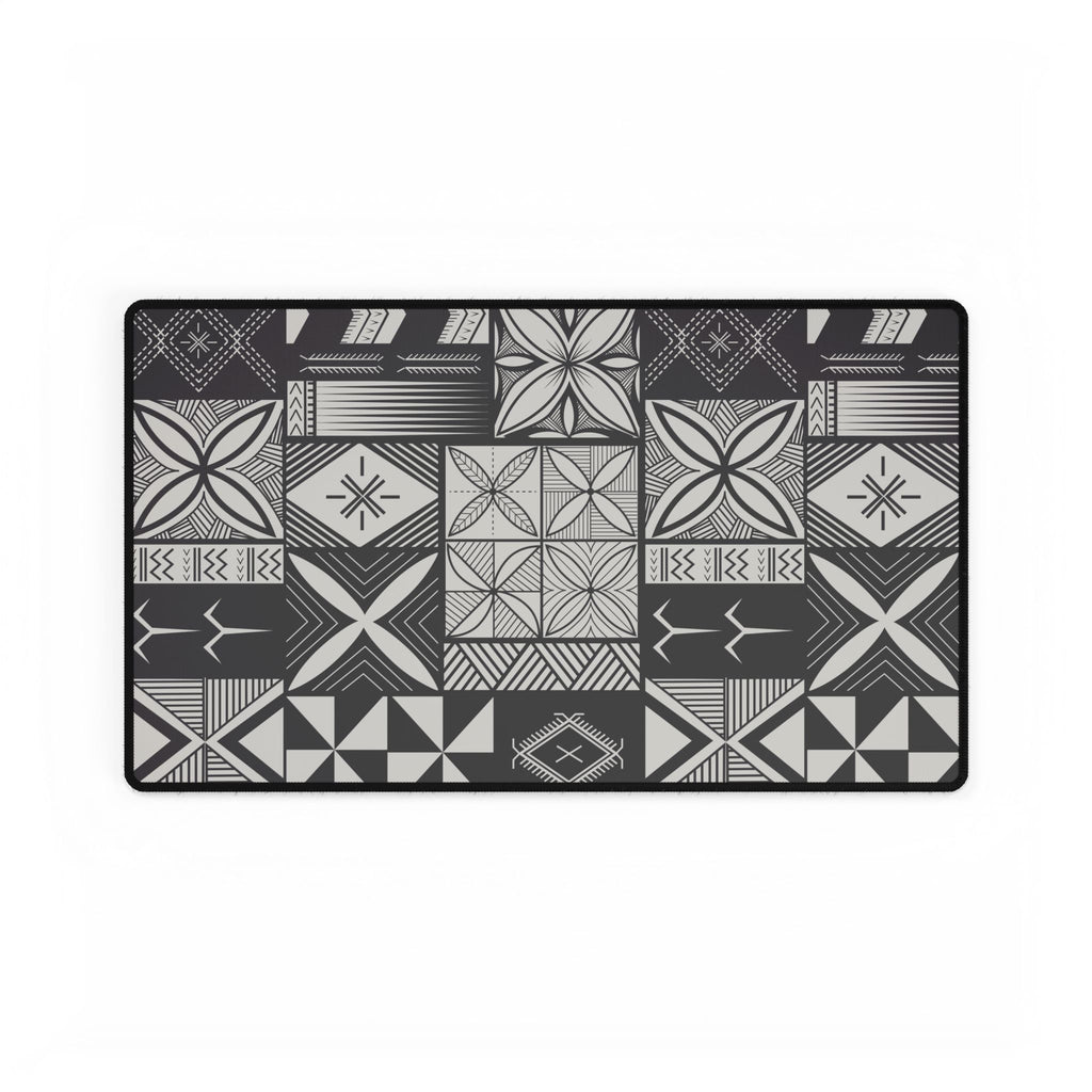 Maluelue (Black & Grey) Desk Mat