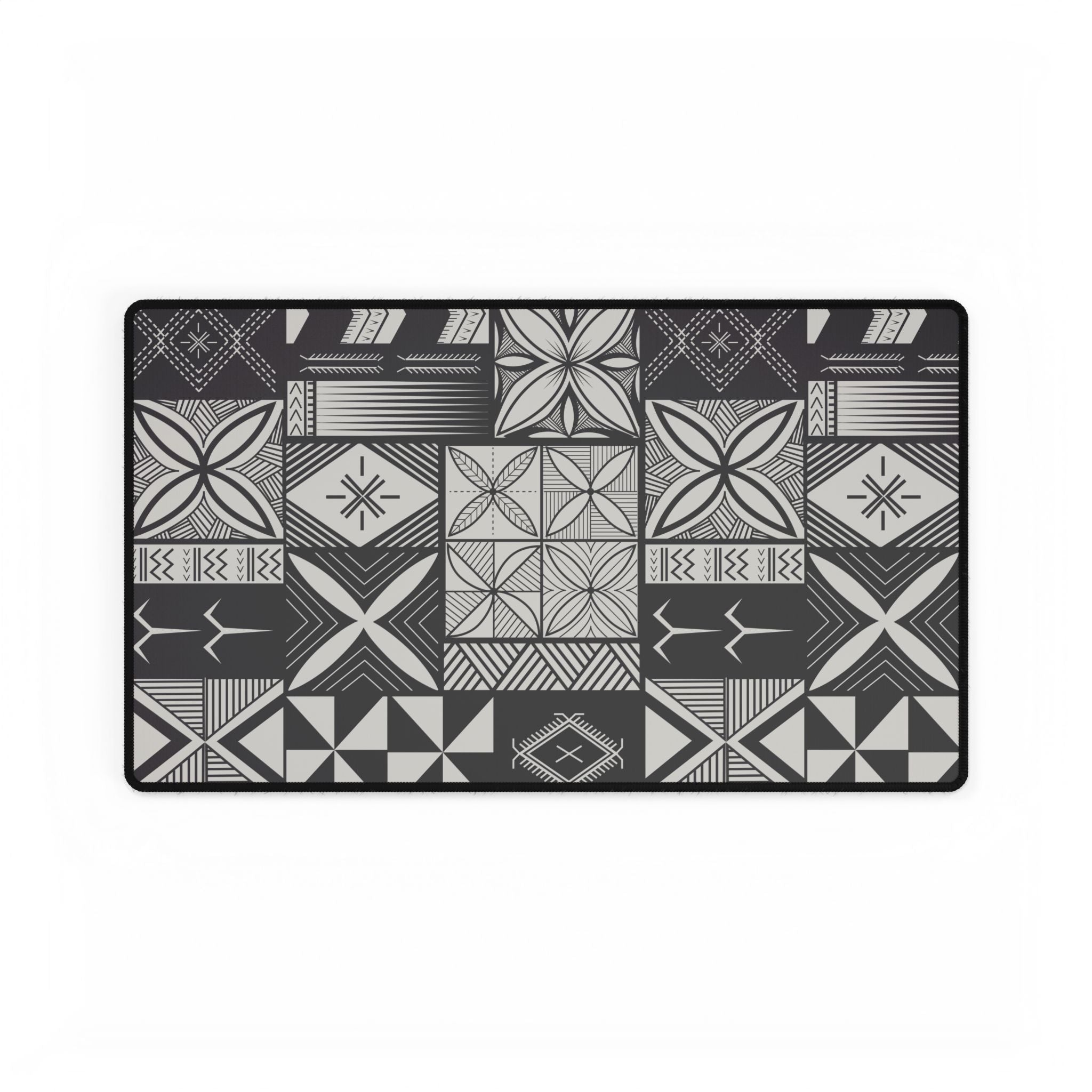 Maluelue (Black & Grey) Desk Mat