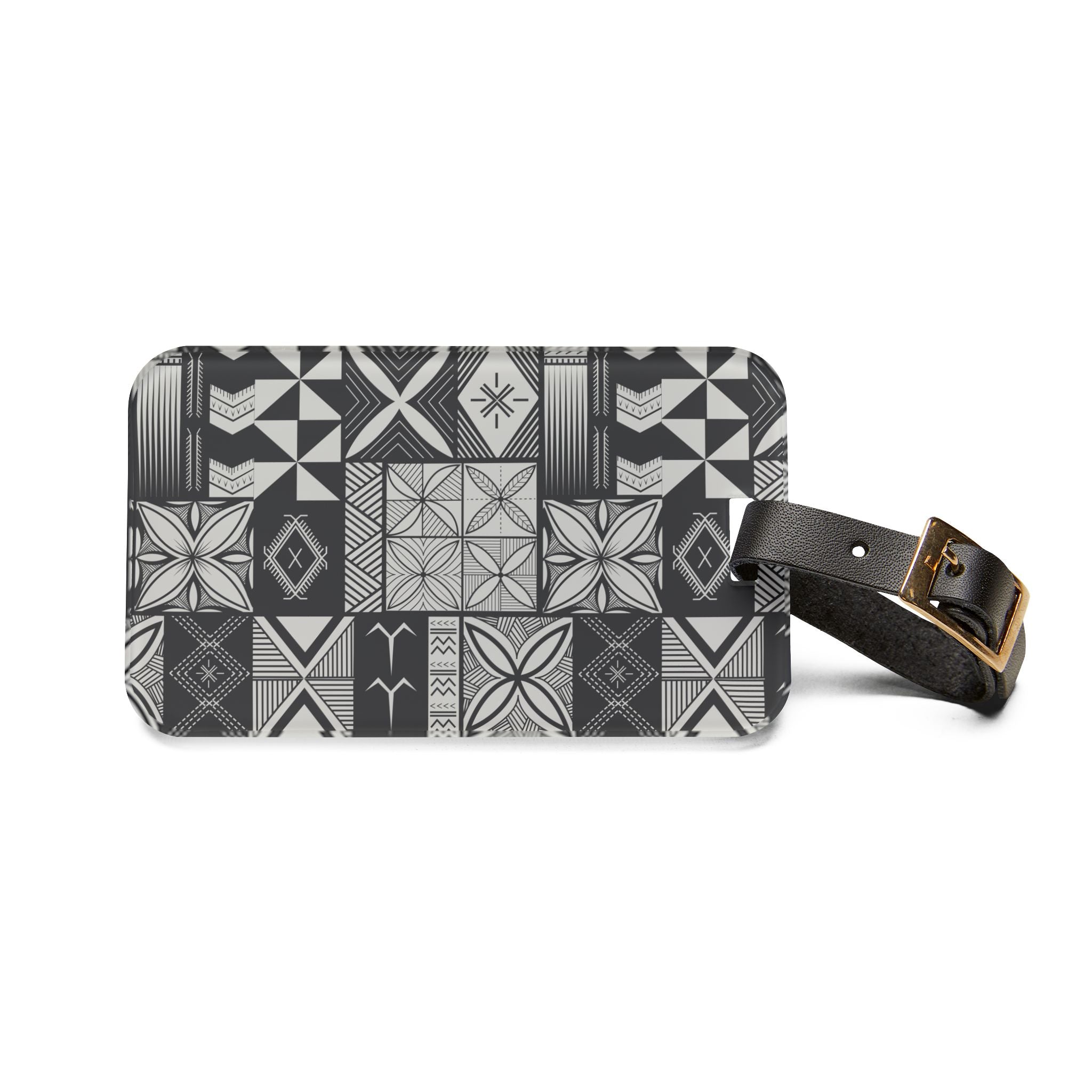 Maluelue (Black & Grey) Luggage Tag
