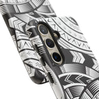 Black and White Tatau Phone Case