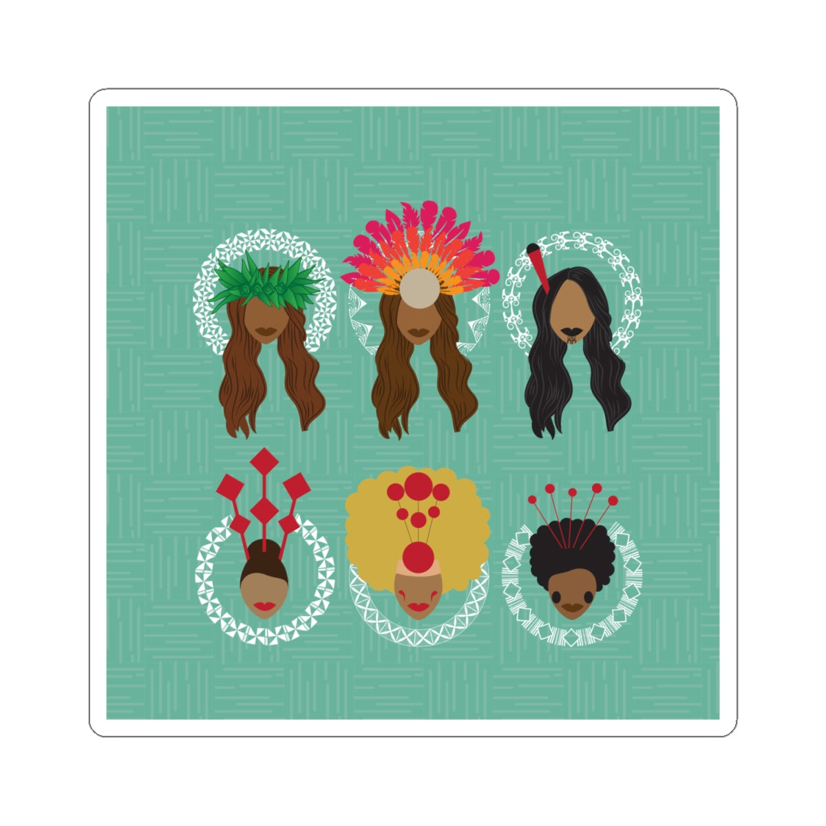 Women of Pasifika 2.0 Sticker