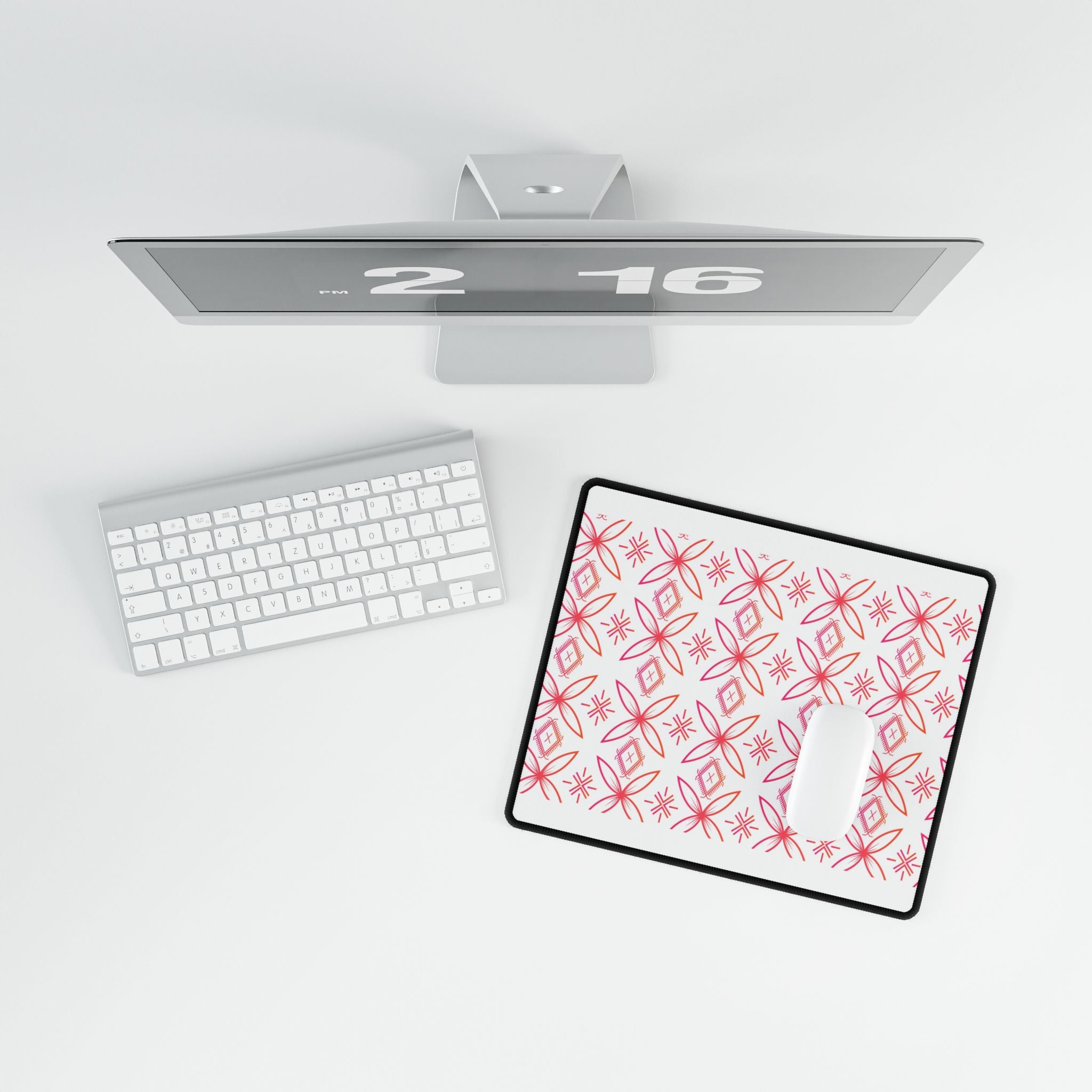 Fuli (Pink & Orange) Desk Mat