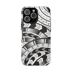 Black and White Tatau Phone Case
