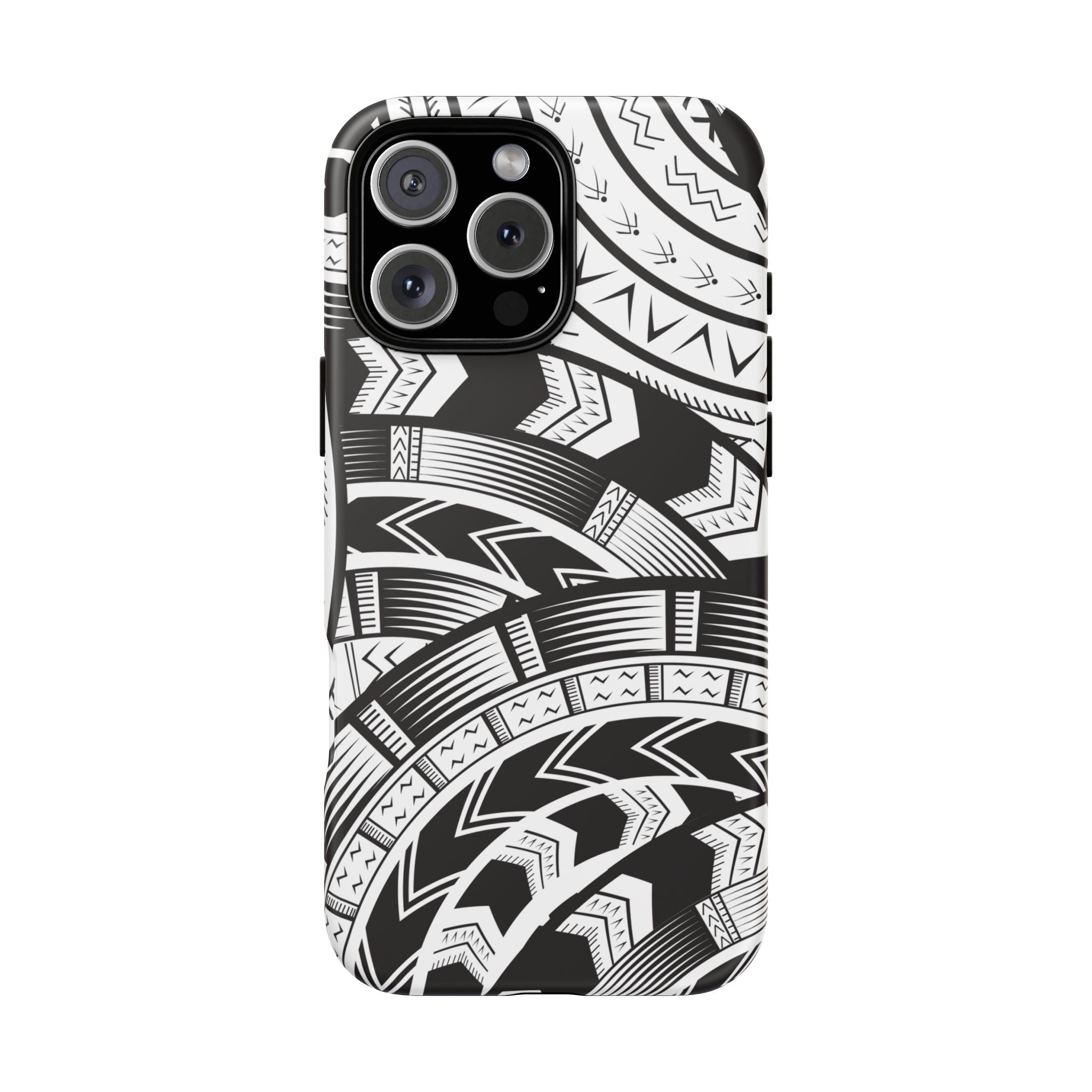 Black and White Tatau Phone Case