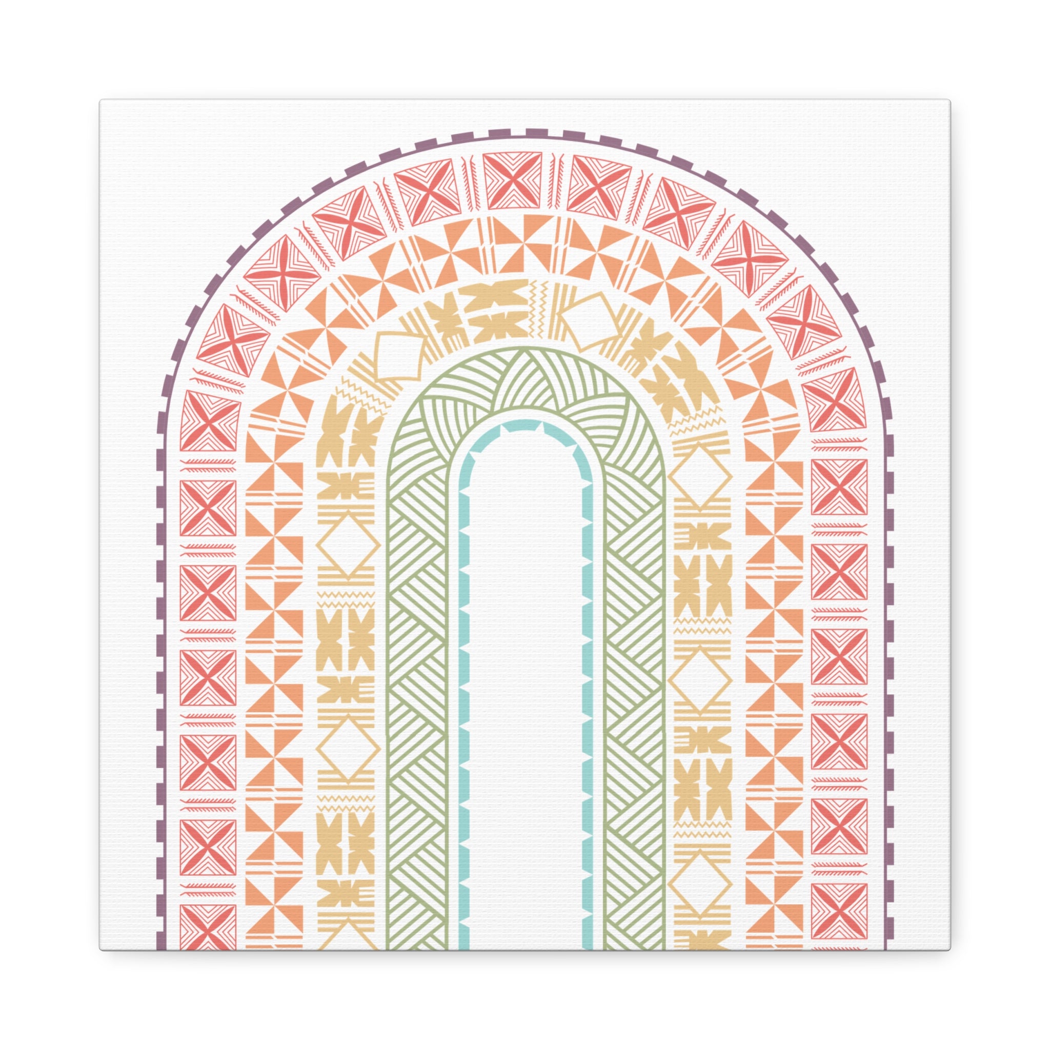 Tapa Rainbow Canvas
