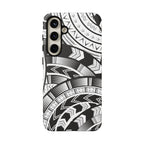 Black and White Tatau Phone Case