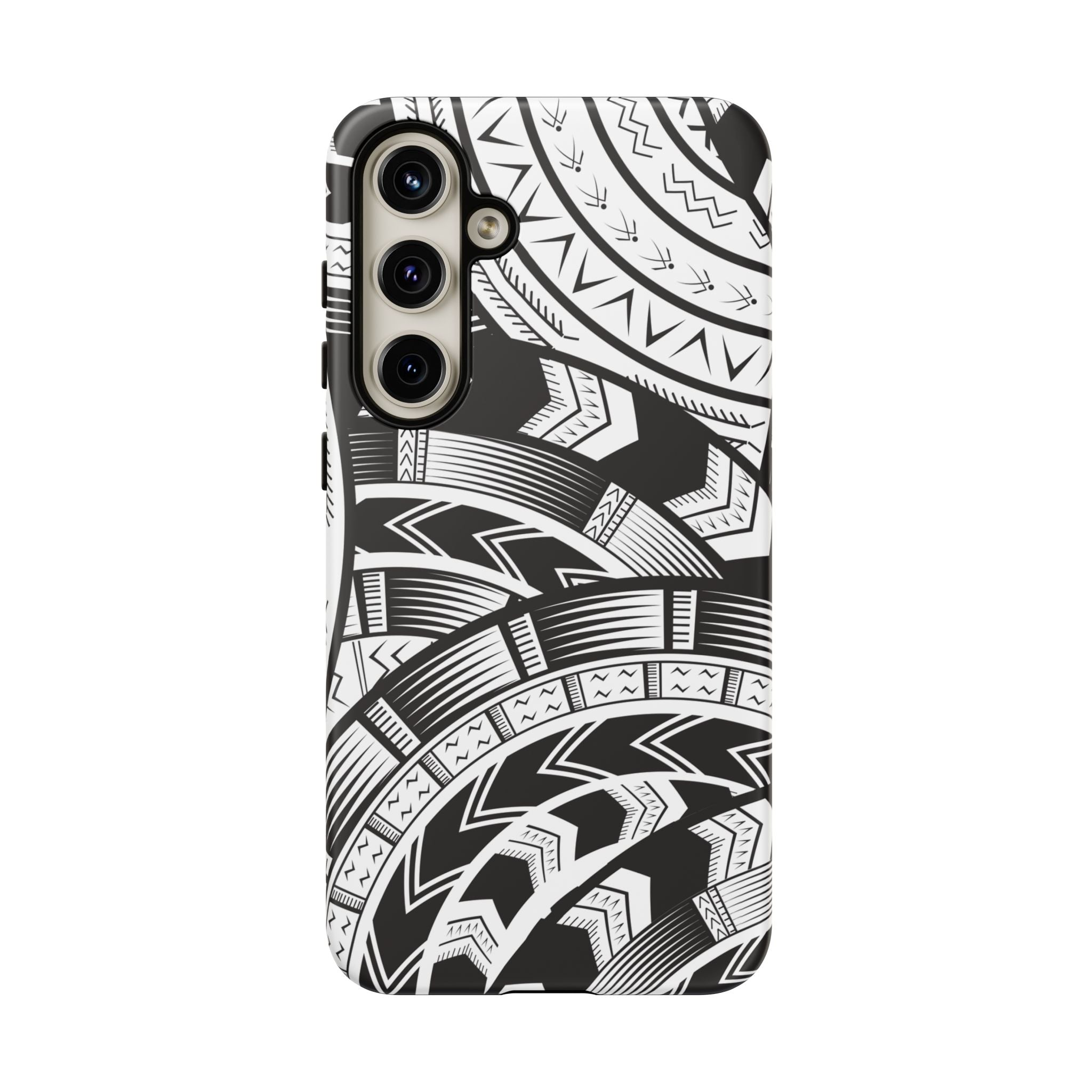 Black and White Tatau Phone Case