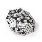 Black and White Tatau Foldable Umbrella