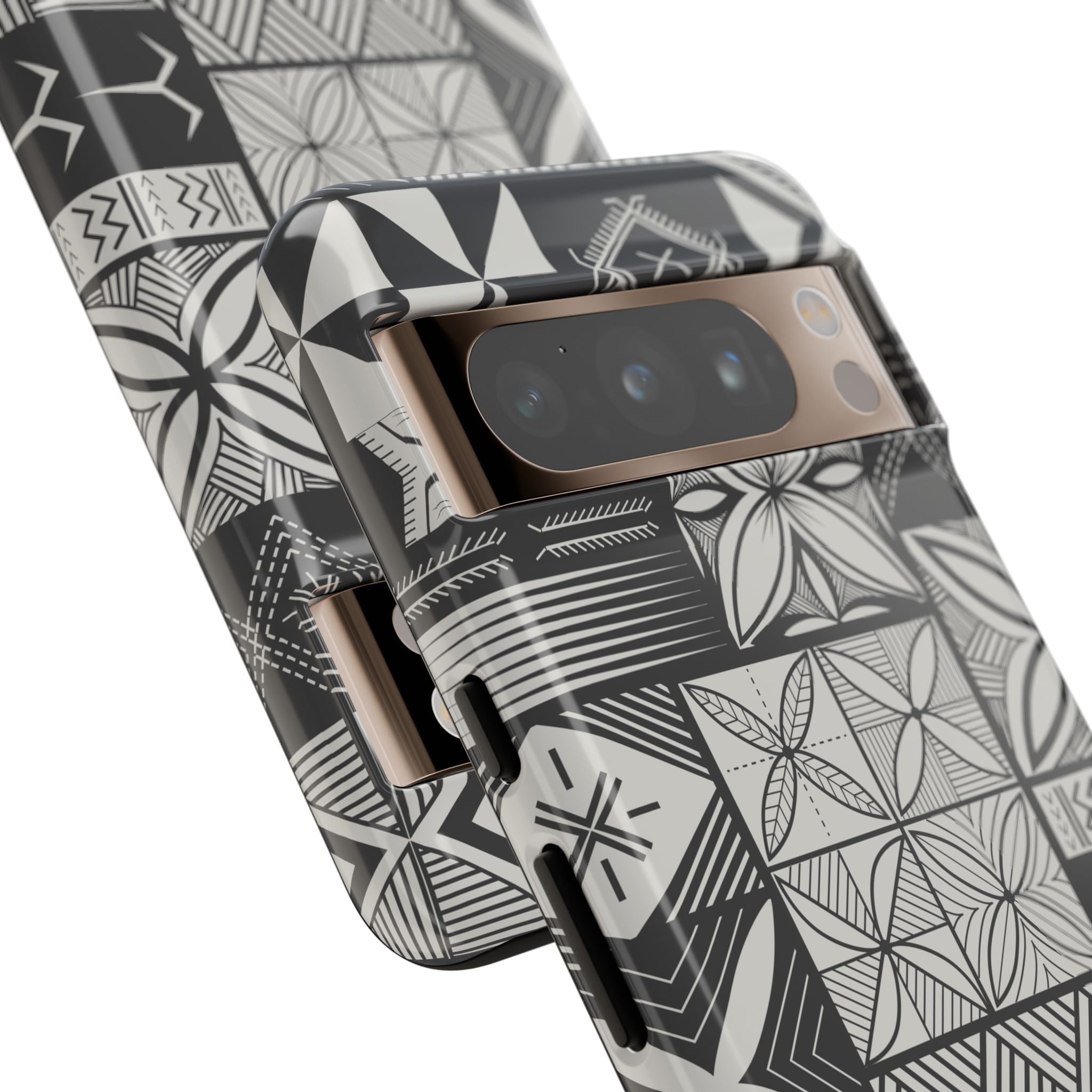 Maluelue (Black & Grey) Phone Case