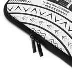 Black and White Tatau Laptop Sleeve