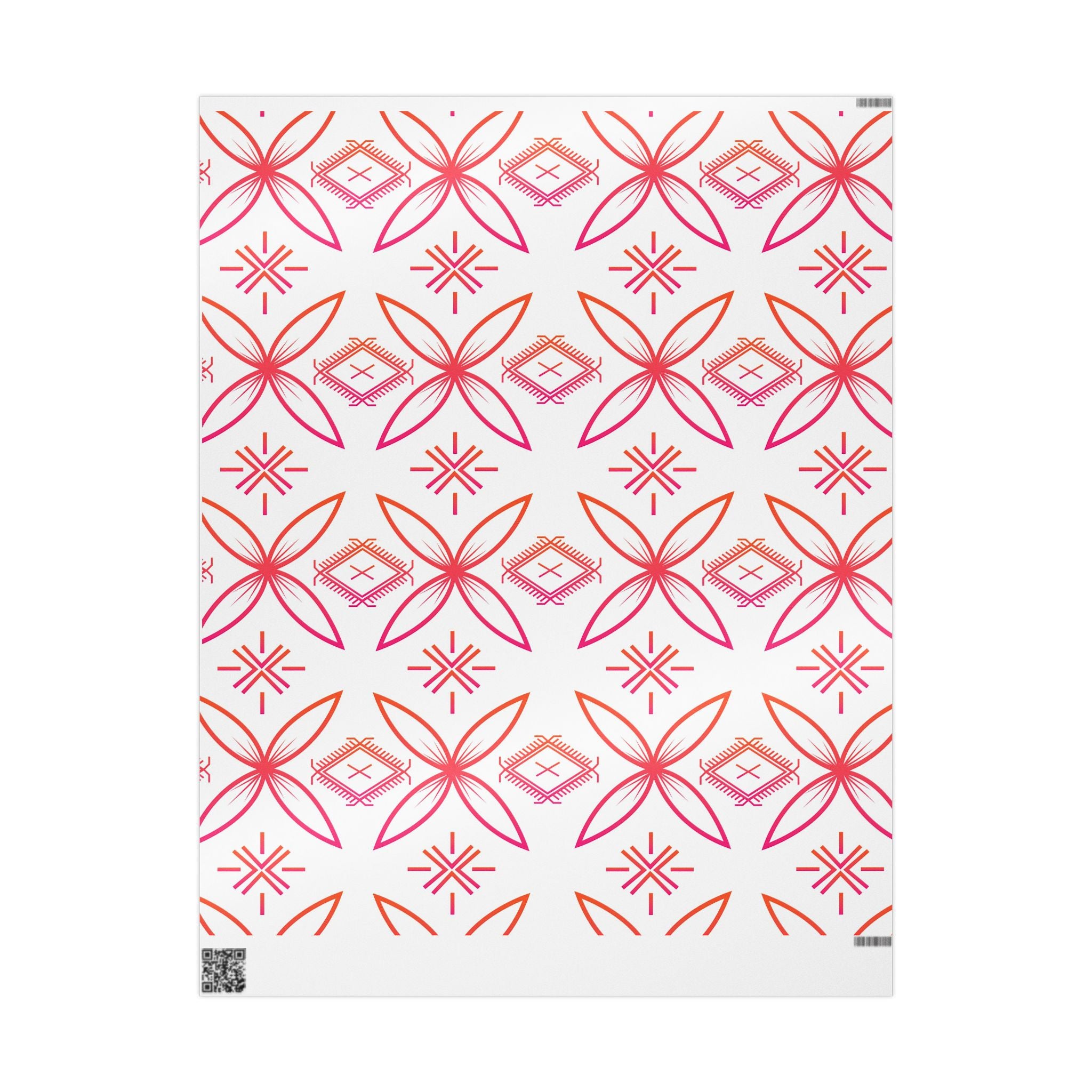 Fuli (Pink & Orange) Wrapping Paper