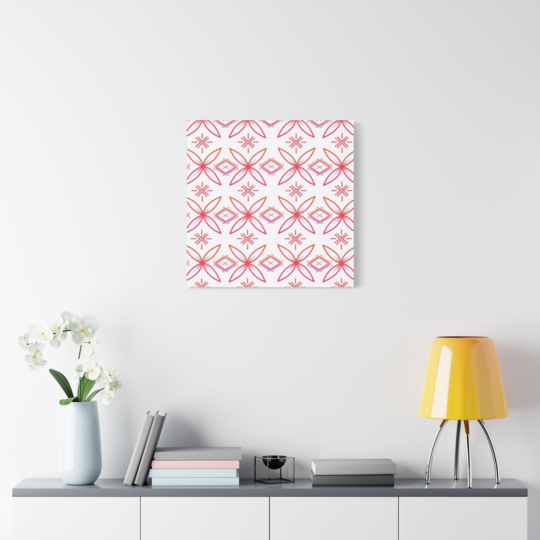 Fuli (Pink & Orange) Canvas