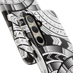 Black and White Tatau Phone Case