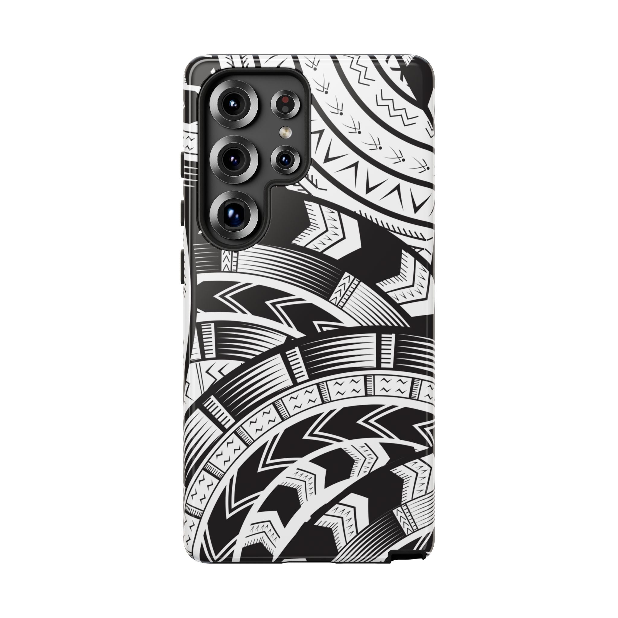 Black and White Tatau Phone Case